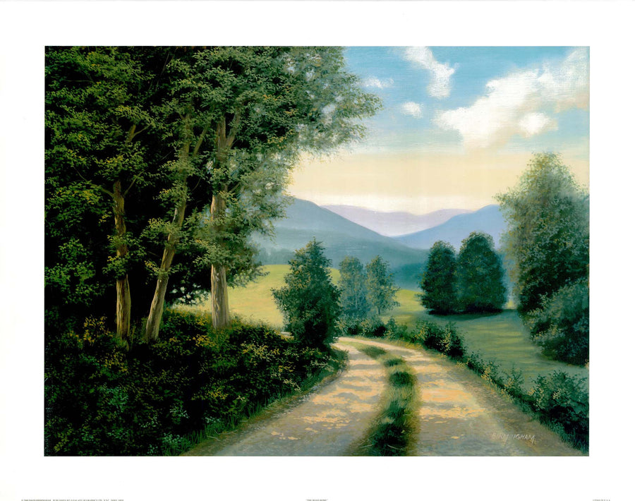 Canvas or Paper Print of Green Road No.1