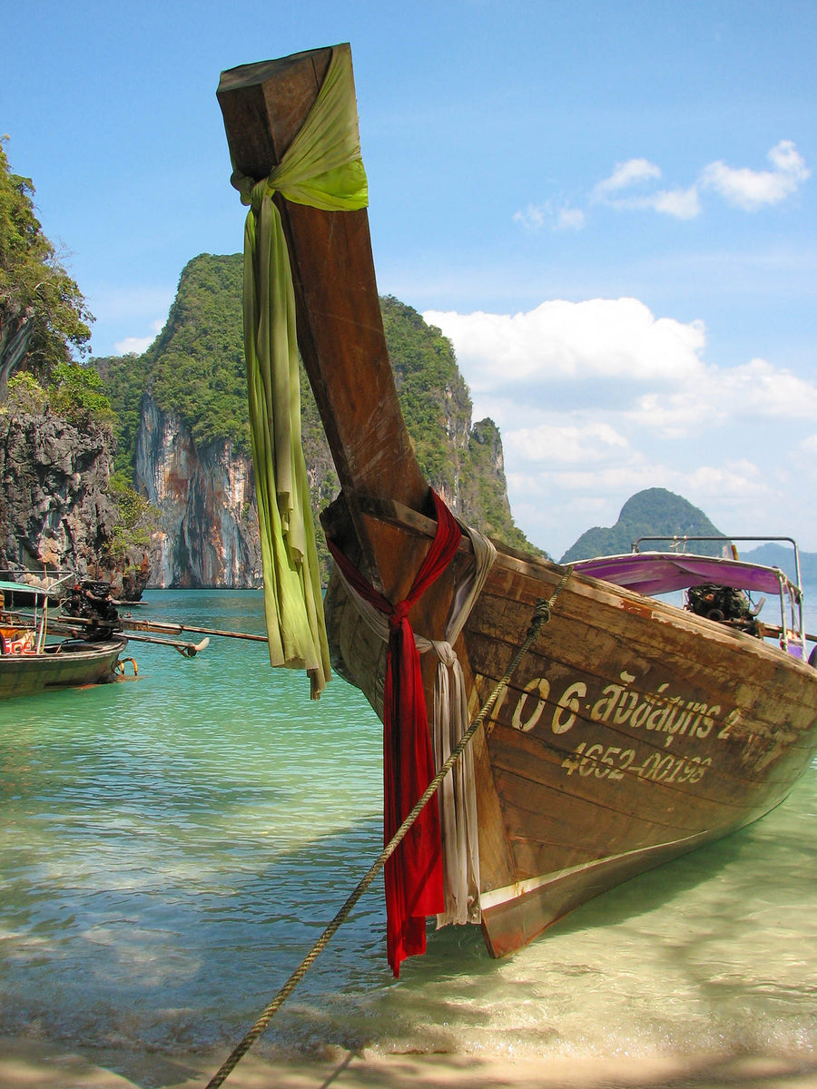 Canvas or Paper Print of Thai Boat No.1