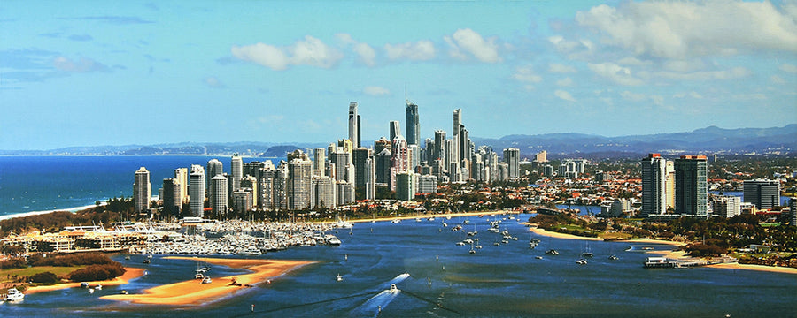 Canvas or Paper Print of Surfers Paradise No.2