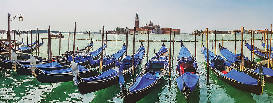 Canvas or Paper Print of The Gondolas